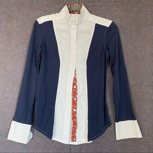 Dover Equestrian Pony Training Riding Floral Long Sleeve Sun Shirt